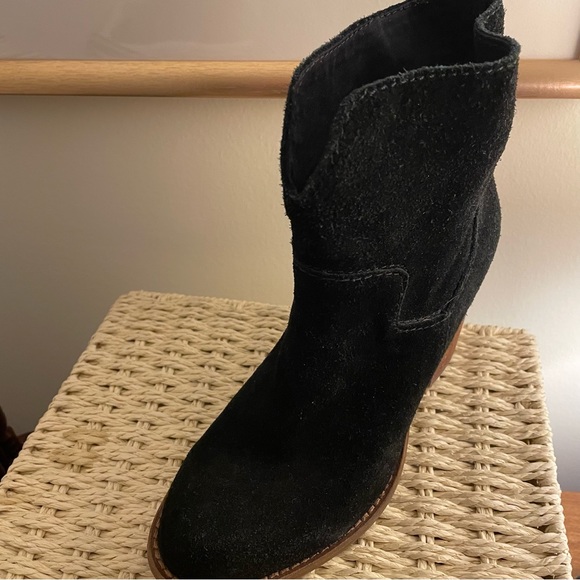 Splendid Black Suede cowboy booties - Size 7 - Picture 2 of 8